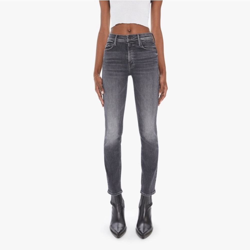 MOTHER Jeans The Midrise Dazzler Ankle in Night is Watching